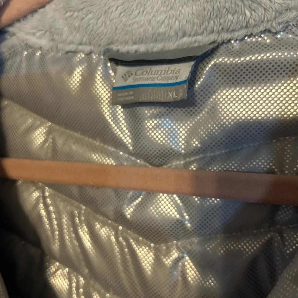 Columbia Light Blue Puffer Jacket